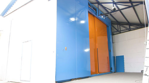 Strahlenschutztür - X-RAY DOORS - mit Abschirmung / für Krankenhaus / für Zyklotrone