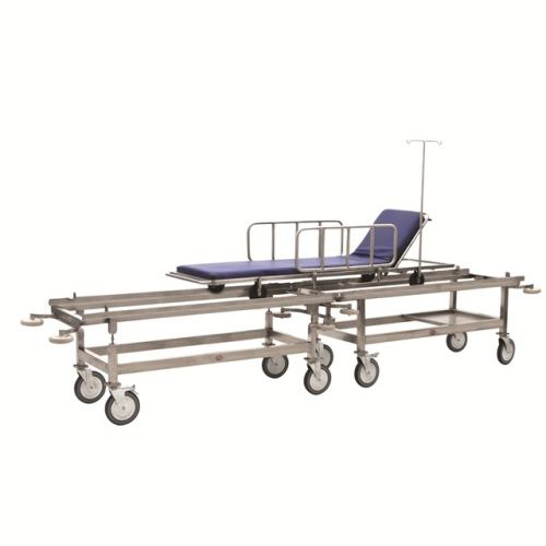 Transfer-Fahrtrage - AD-227/DPY - DUMAN HOSPITAL FURNITURE - manuell / mit verstellbarer Rückenlehne / 2 Ebenen