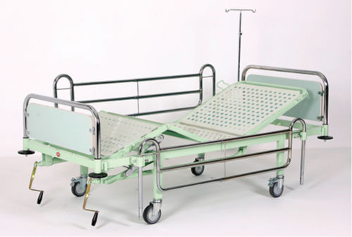 Krankenhausbett - AD-183.T - DUMAN HOSPITAL FURNITURE - mechanisch / auf Rollen / vierteilig