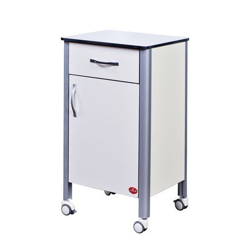 Nachttisch auf Rollen - AD-259.KL - DUMAN HOSPITAL FURNITURE - mit Schubladen