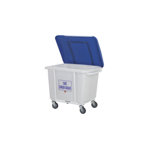 Medizinisch Sackhalterwagen - AD-231.PL  - DUMAN HOSPITAL FURNITURE - Wäscherei / aus Kunststoff