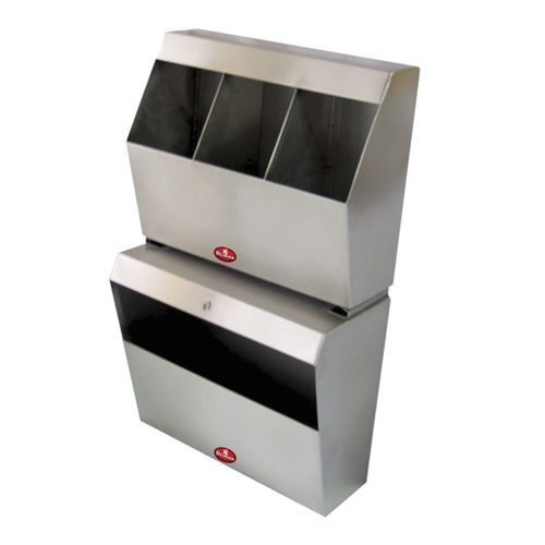 Schrank für Masken - AD-453 - DUMAN HOSPITAL FURNITURE - für Überschuhe / für Mützen / Edelstahl