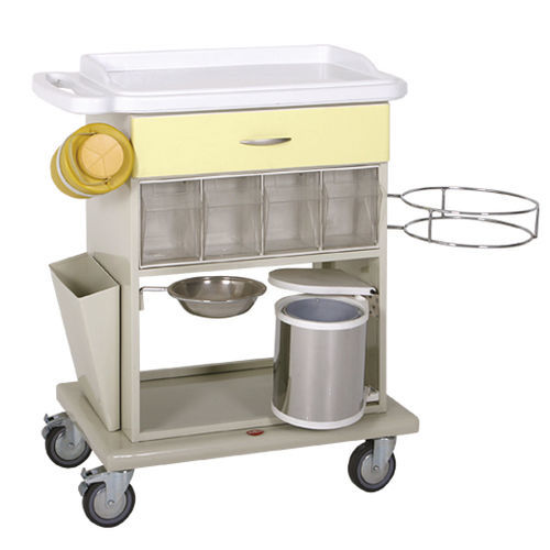 Medizinischer Wagen - AD-219.T - DUMAN HOSPITAL FURNITURE - Medikamenten / für Verbandmaterial / Kunststoff