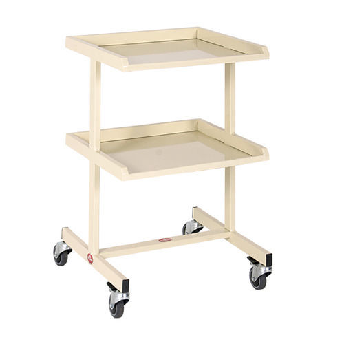 Wagen für medizinische Geräte - AD-163.B  - DUMAN HOSPITAL FURNITURE - Pflege / mit 2 Regalbrettern / mobil