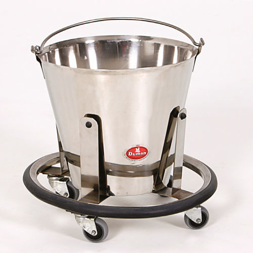 Schalenhalter zur Montage auf Rollwagen - AD-146.B - DUMAN HOSPITAL FURNITURE - Edelstahl