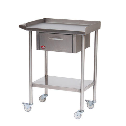 Medizinischer Wagen - AD-827.10 - DUMAN HOSPITAL FURNITURE - für Instrumente / für Transport / Edelstahl
