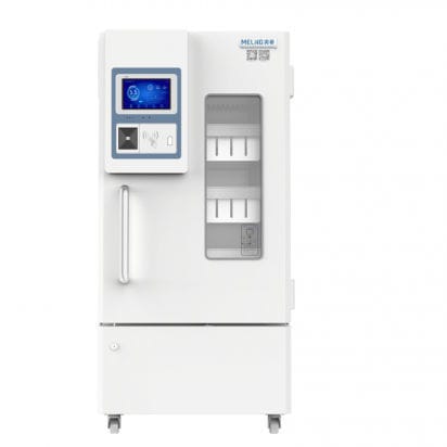 Kühlschrank für Blutbanken - XC-168L - Zhongke Meiling Cryogenics Co., Ltd., - vertikal / 1 Tür / luftgekühlt