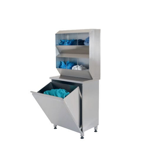 Schrank für Krankenhaus - 220.3542 - SEBA HANDELS - stationär / Edelstahl
