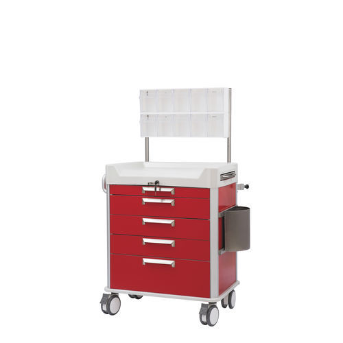 Wagen für Anästhesie - 300.2019 - SEBA HANDELS - medizinisch / Mehrzweck / mit Schublade