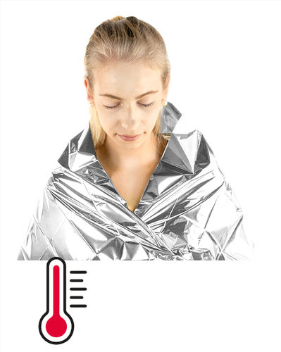 Wärmedecke - 700100 - HERZmed GmbH - Kühlung / Notfall / Aluminium