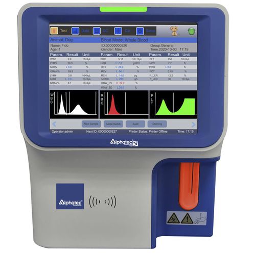 Hämatologie-Analysator / für Veterinärmedizin - 37 VET - ALPHATEC SCIENTIFIC - automatisch / kompakt / 22 Parameter