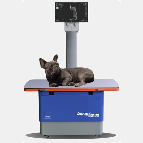 Röntgentisch für Tierarztprakis / mit Leuchtröhrenstativ - HELIOS - ALPHATEC SCIENTIFIC