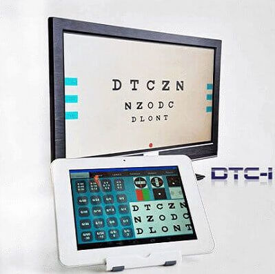 Optotypen-Testdisplay - DTC-1 - OICO - Ophthalmic Instrument Company - ferngesteuert