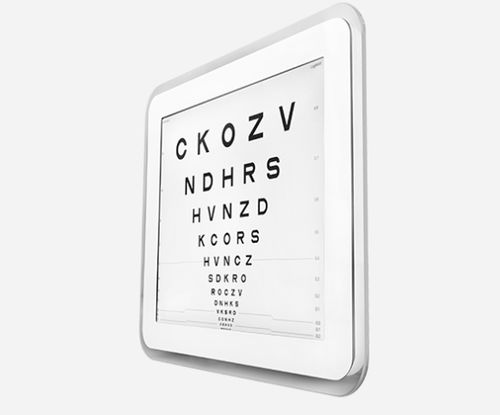 Optotypen-Testdisplay - C901 - MediWorks - polarisierter ophtalmischer Test / ferngesteuert