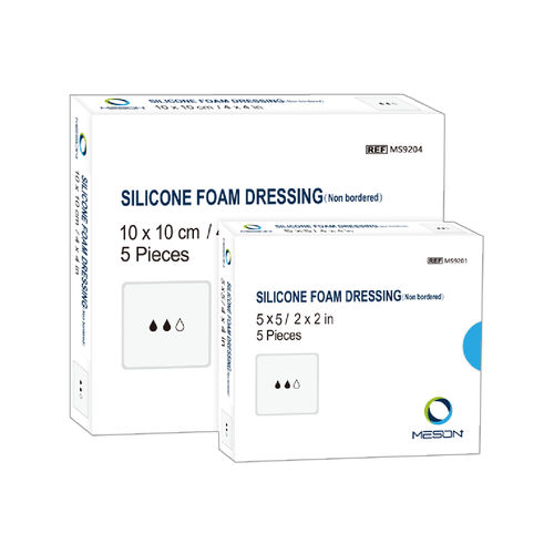 Polyurethan-Brandwundenpflaster - MS 9101 - Jiaxing Meson Medical Materials - Silikon / steril / wasserdicht