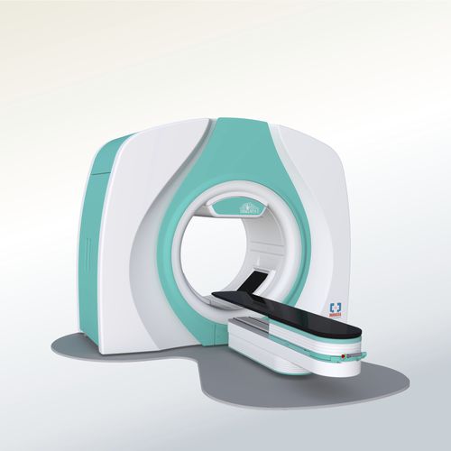 Partikel-Linearbeschleuniger / stereotaxisches Röntgen - SIDDHARTH II - Panacea Medical Technologies - bildgeführte Radiothérapie / stereotaktische Röngenchirurgie / mit vollautomatisierter Positioniertisch