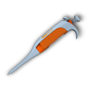 Manueller Pipettierer - AgilePipettor™ - ACTGene, Inc. - volumetrisch / Einkanal / mit variablem Volumen
