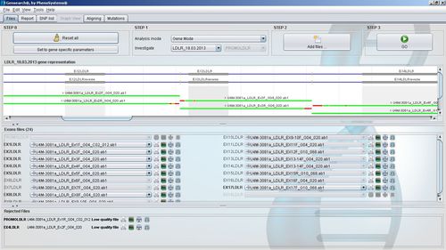 Software zur Mutationsdetektion - Gensearch - PhenoSystems SA - Analyse / Diagnose / Labor