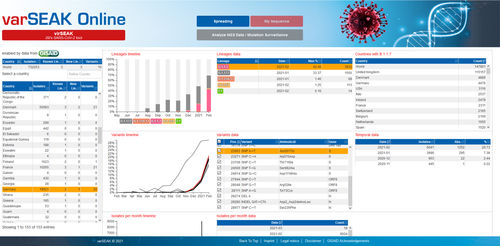 Reporting-Software - virSEAK - JSI medical systems - Import / NGS / Molekularbiologie