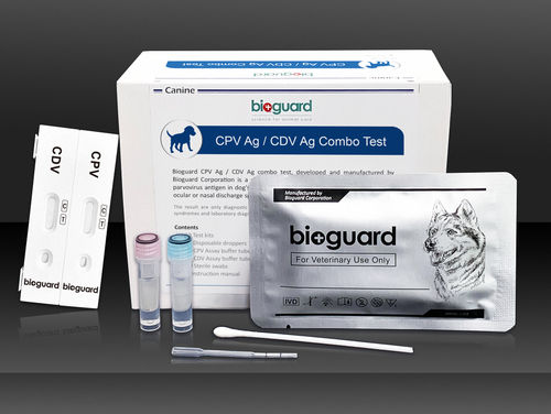 Schnelltest für Infektionskrankheiten - CPV Ag / CDV Ag Combo - Bioguard corporation - für Hunde / Nasen / Exkremente