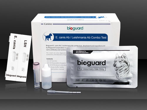Schnelltest für Infektionskrankheiten - Bioguard corporation - für Hunde / Ehrlichia / Leishmania