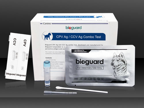 Schnelltest für Infektionskrankheiten - CPV Ag / CCV Ag Combo - Bioguard corporation - für Hunde / Coronavirus / Parvovirus des Hundes