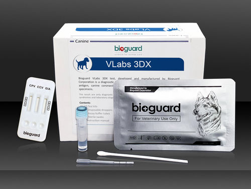 Schnelltest für Infektionskrankheiten - VLabs 3DX  - Bioguard corporation - für Hunde / Exkremente