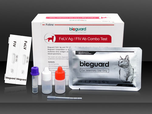 Leukämie-Schnelltest - FeLV Ag / FIV Ab Combo - Bioguard corporation - für Katzen / Serum / Plasma