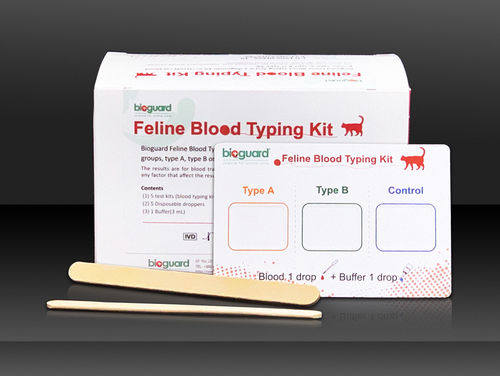 Blutgruppenbestimmungs-Schnelltest - Bioguard corporation - für Katzen / Blut
