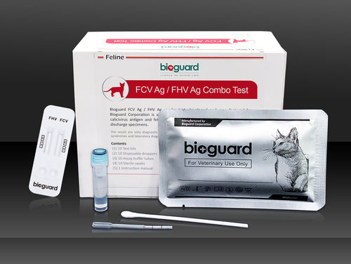 Schnelltest für Infektionskrankheiten - FCV Ag / FHV Ag Combo  - Bioguard corporation - für Katzen / Calicivirus bei Katzen / Herpesvirus bei Katzen