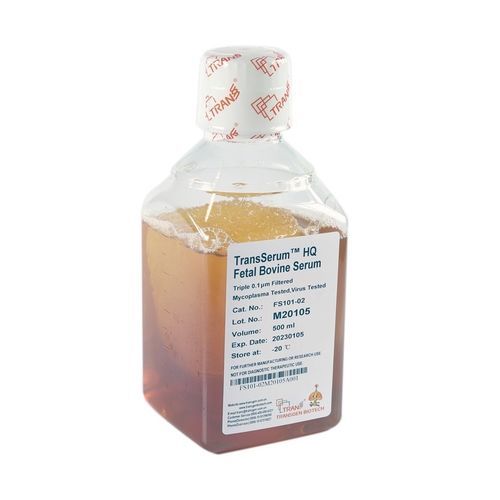 Reagenz / foetales Kalbfleischserum - TransSerum® EQ - TransGen Biotech Co. - für Zellkultur