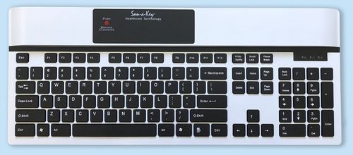 Medizinische Tastatur / mit Ziffernblock - KSI-1700 SX W - Key Source International - mit internationalem Tastaturlayout / desinfizierbar / Hygiene