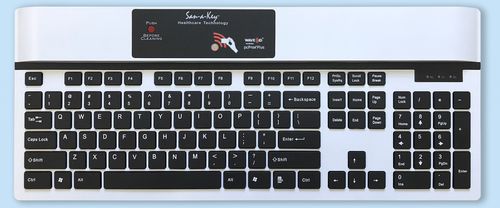 Medizinische Tastatur / mit Ziffernblock - KSI-1700 SX HW-16 - Key Source International - mit internationalem Tastaturlayout / RFID / desinfizierbar