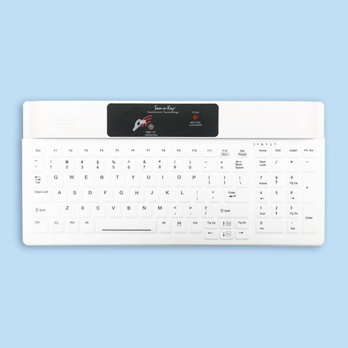 Medizinische Tastatur / mit Ziffernblock - KSI-1802R SX HW-16 - Key Source International - Silikon / desinfizierbar / mit Hintergrundbeleuchtung