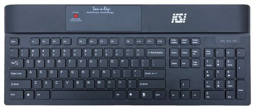 Medizinische Tastatur / mit Ziffernblock - KSI-1700 SX B - Key Source International - mit internationalem Tastaturlayout / desinfizierbar / waschbar