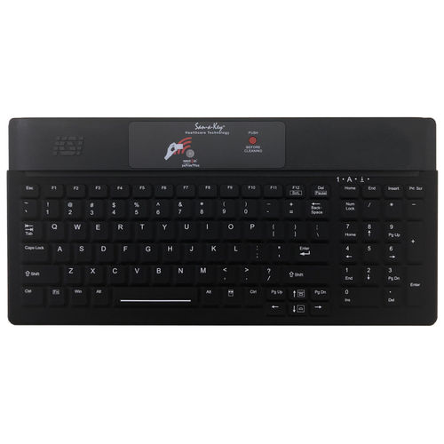 Medizinische Tastatur / mit Ziffernblock - KSI-1802R SX HB-16 - Key Source International - mit RFID-Technologie / Silikon / mit LED-Hintergrundbeleuchtung