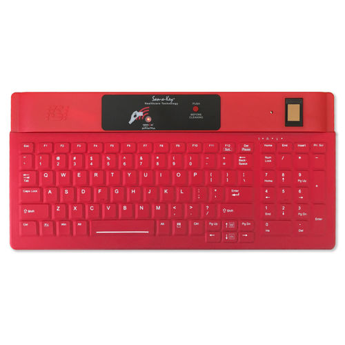 Medizinische Tastatur / mit Ziffernblock - KSI-1802R SX HFFFR-16 - Key Source International - mit Multi-Faktor-Authentifizierung / mit internationalem Tastaturlayout / mit RFID-Technologie