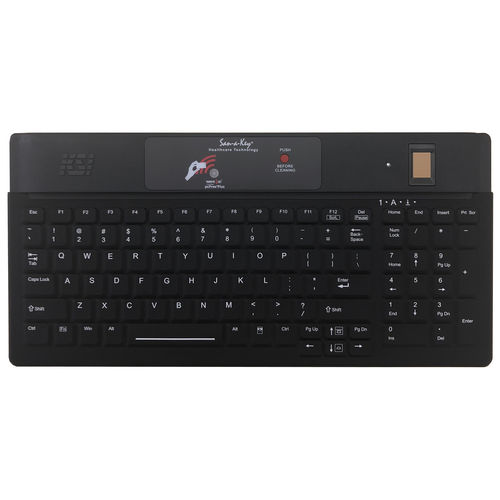 Medizinische Tastatur / mit Ziffernblock - KSI-1802R SX HFFFB-16 - Key Source International - mit Multi-Faktor-Authentifizierung / mit internationalem Tastaturlayout / mit RFID-Technologie