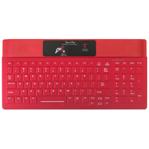 Medizinische Tastatur / mit Ziffernblock - KSI-1802R SX HR-16 - Key Source International - mit internationalem Tastaturlayout / RFID / Silikon