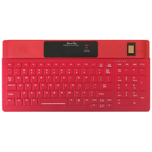 Medizinische Tastatur / mit Ziffernblock - KSI-1802R SX FFFR - Key Source International - mit Multi-Faktor-Authentifizierung / mit Endgerätesicherheit / mit internationalem Tastaturlayout