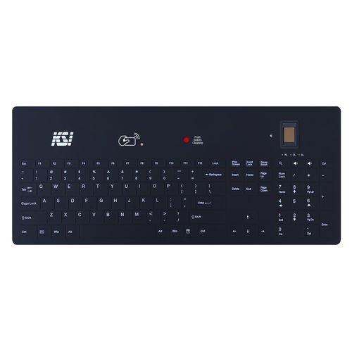 Medizinische Tastatur / mit Multi-Faktor-Authentifizierung - KSI-2000 - Key Source International - RFID / Silikon / desinfizierbar