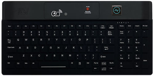 Medizinische Tastatur / Silikon - Nymi Band™ - Key Source International - USB / mit Hintergrundbeleuchtung / hygienisch