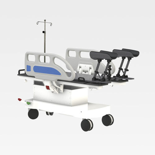 Fahrtrage zum Umbetten - KT-810M - Klarity Medical - elektrisch / höhenverstellbar / einteilig