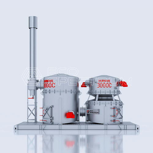 Medizinische Verbrennungsanlage - HURIKAN 3000 C 3 - Eco-Spectrum LLC - für Abfallprodukte