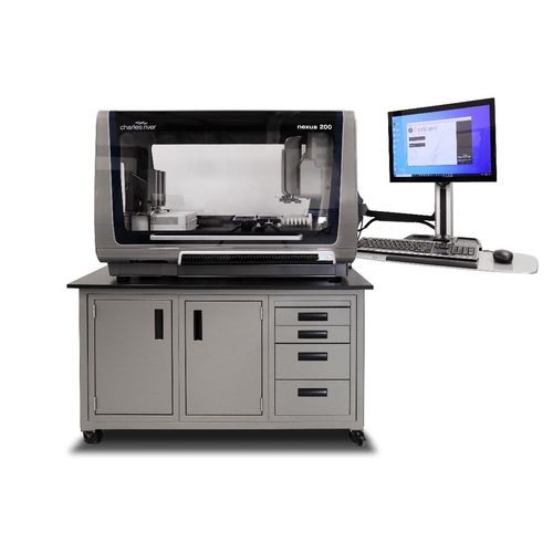 Laborautomatisierungssystem für Endotoxintests - Endosafe® Nexus 200™ - Charles River Laboratories - Barcode-Leser / Roboter