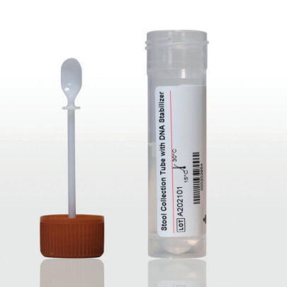 Probenahmeröhrchen zur DNA-Reinigung - 1038111 series - Invitek Molecular - zylinderförmig / Fäkalien / Kunststoff