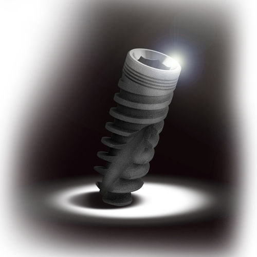 Konisches Zahnimplantat - SPR - Biotec Dental Implant Development GmbH - Titan / inneres Sechseck / Spiral