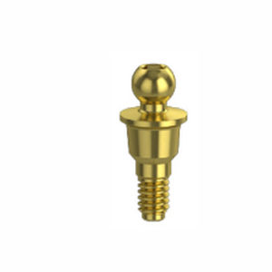 Implantat-Abutment / Titan - Bio-BAC series - Biotec Dental Implant Development GmbH - mit Innenverbindung / Kugel / gerade