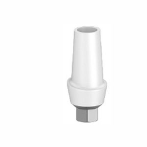 Implantat-Abutment / Zirkonoxid - Bio-ZT110 series - Biotec Dental Implant Development GmbH - inneres Sechseck / gerade / Ti-Base