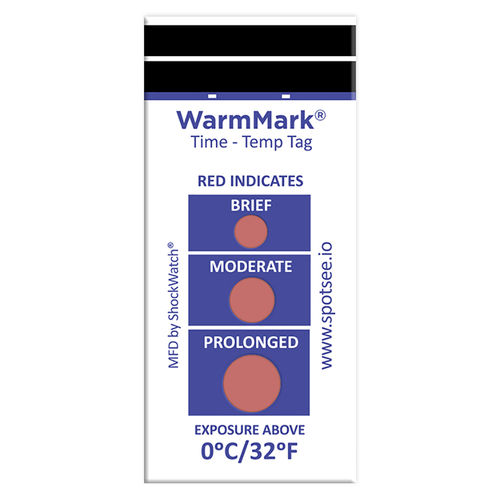 Temperatur-Bioindikator - WarmMark - SpotSee - Labor / für die Lebensmittelindustrie / für die Pharmaindustrie